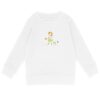face_blanc Sweat-shirt Rose fleur coeur rousse