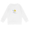 face_blanc Sweat-shirt Mayli flute coeur blonde