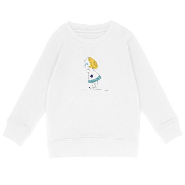 Sweat-shirt Elena pompon blonde