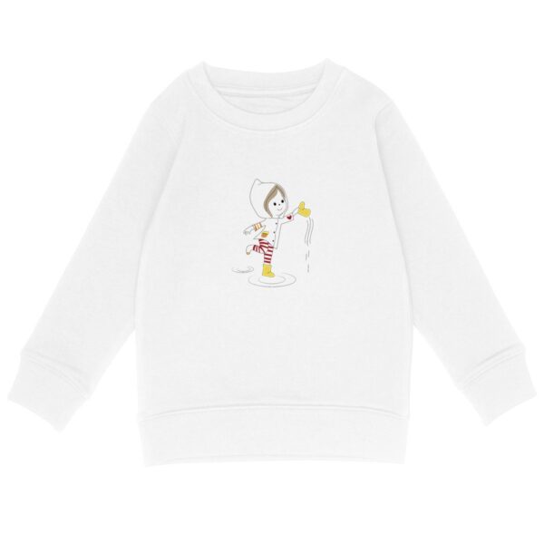 Sweat-shirt Emma flaque brune