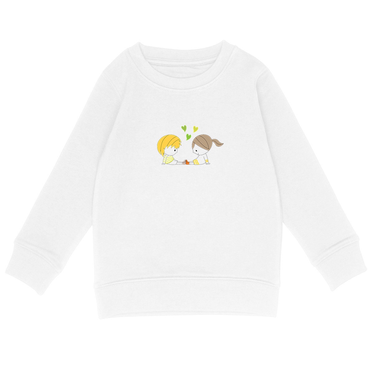 Sweat-shirt Loris & Mila blond brune