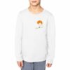 visual_Blanc Sweat-shirt Loris & Lombric roux