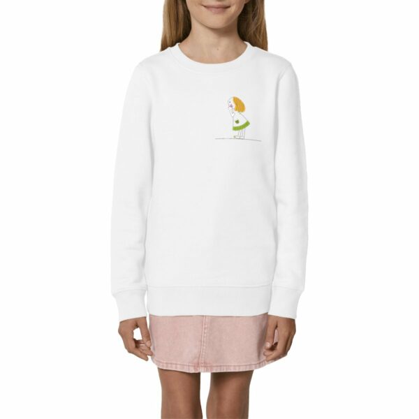 Sweat-shirt Elena pompon rousse