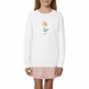 visual_Blanc Sweat-shirt Elena pompon blonde