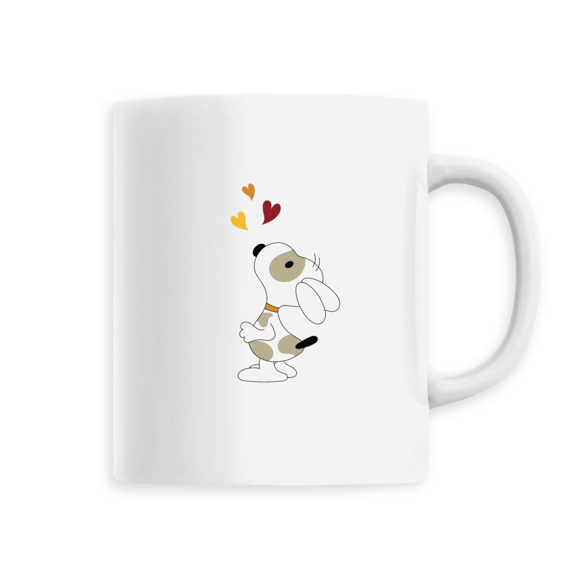 Mug céramique Titus 3 coeurs