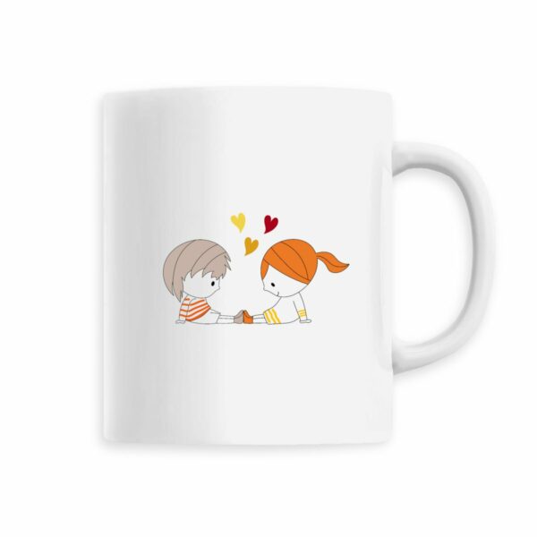 Mug céramique Loris & Mila brun rousse