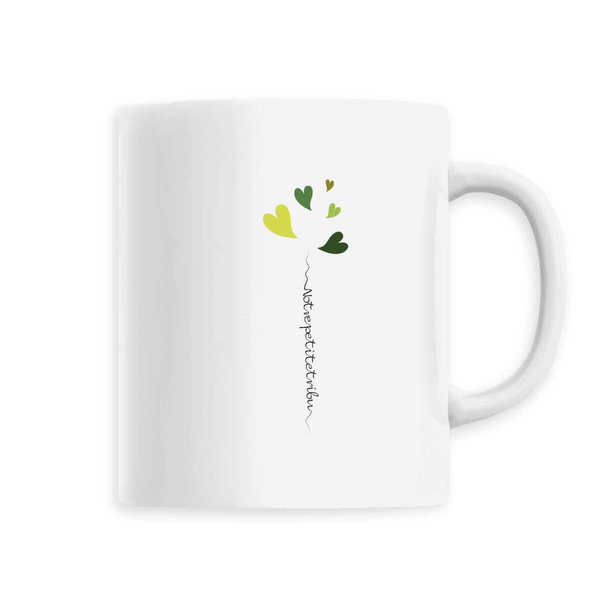 face_0 Mug céramique petite tribu 5 vert