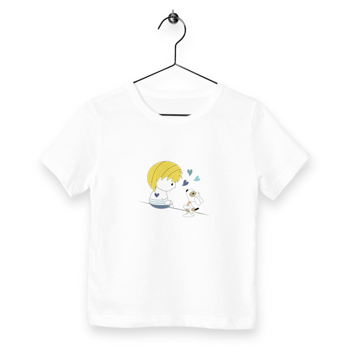 Tee-shirt Loris & Titus assis Blond