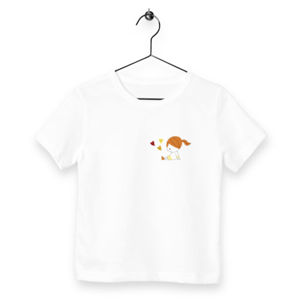 Tee-shirt Mila 3 coeurs rousse
