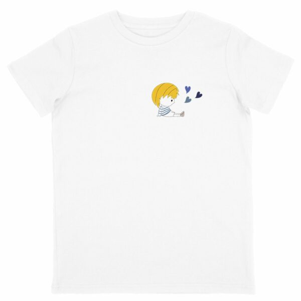 Tee-shirt Loris 3 coeurs blond