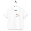 Tee-shirt Loris 3 coeurs brun