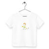 face_blanc Tee-shirt Rose fleur coeur rousse