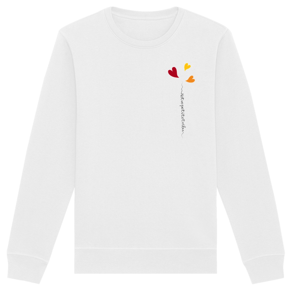 Sweat-shirt petite tribu 3 rouge
