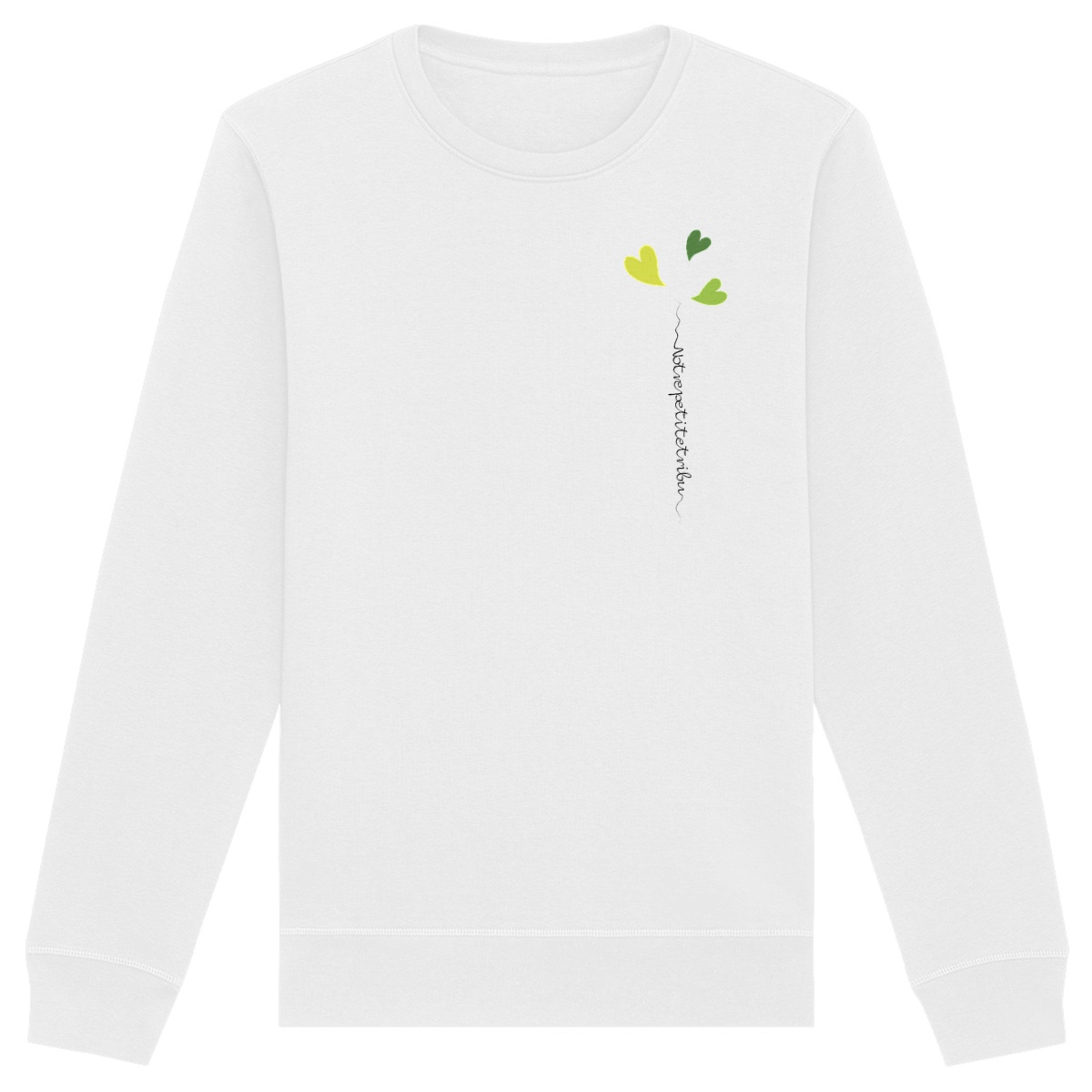 Sweat-shirt petite tribu 3 vert