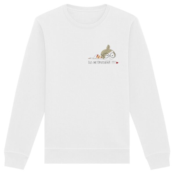 Sweat-shirt Mum fatigue brune