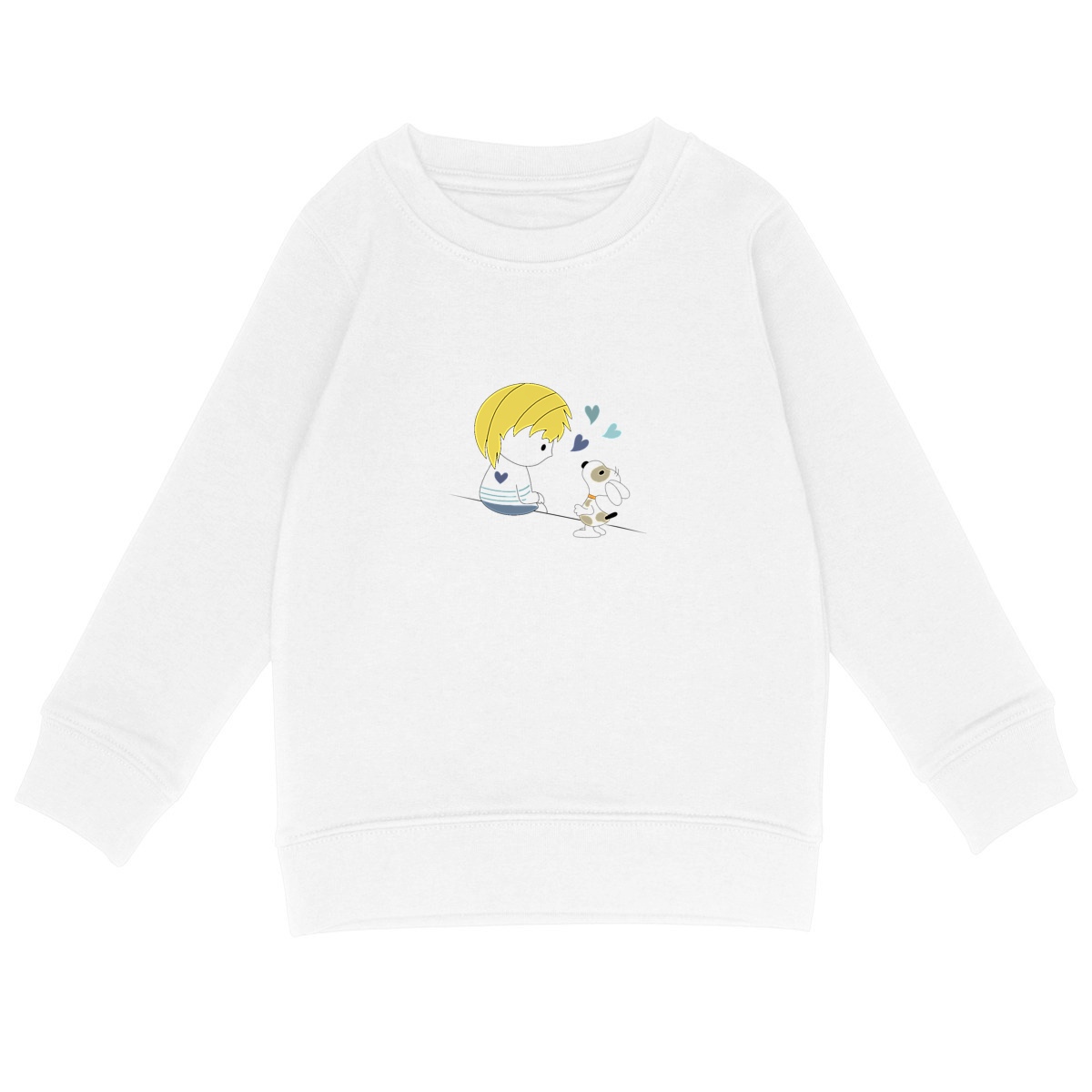 Sweat-shirt Loris & Titus assis blond