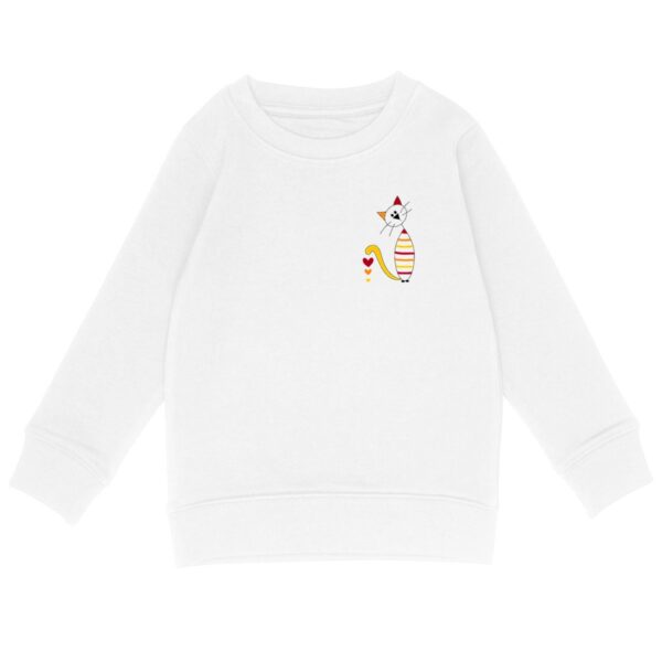 Sweat-shirt Sissi face et dos chamour