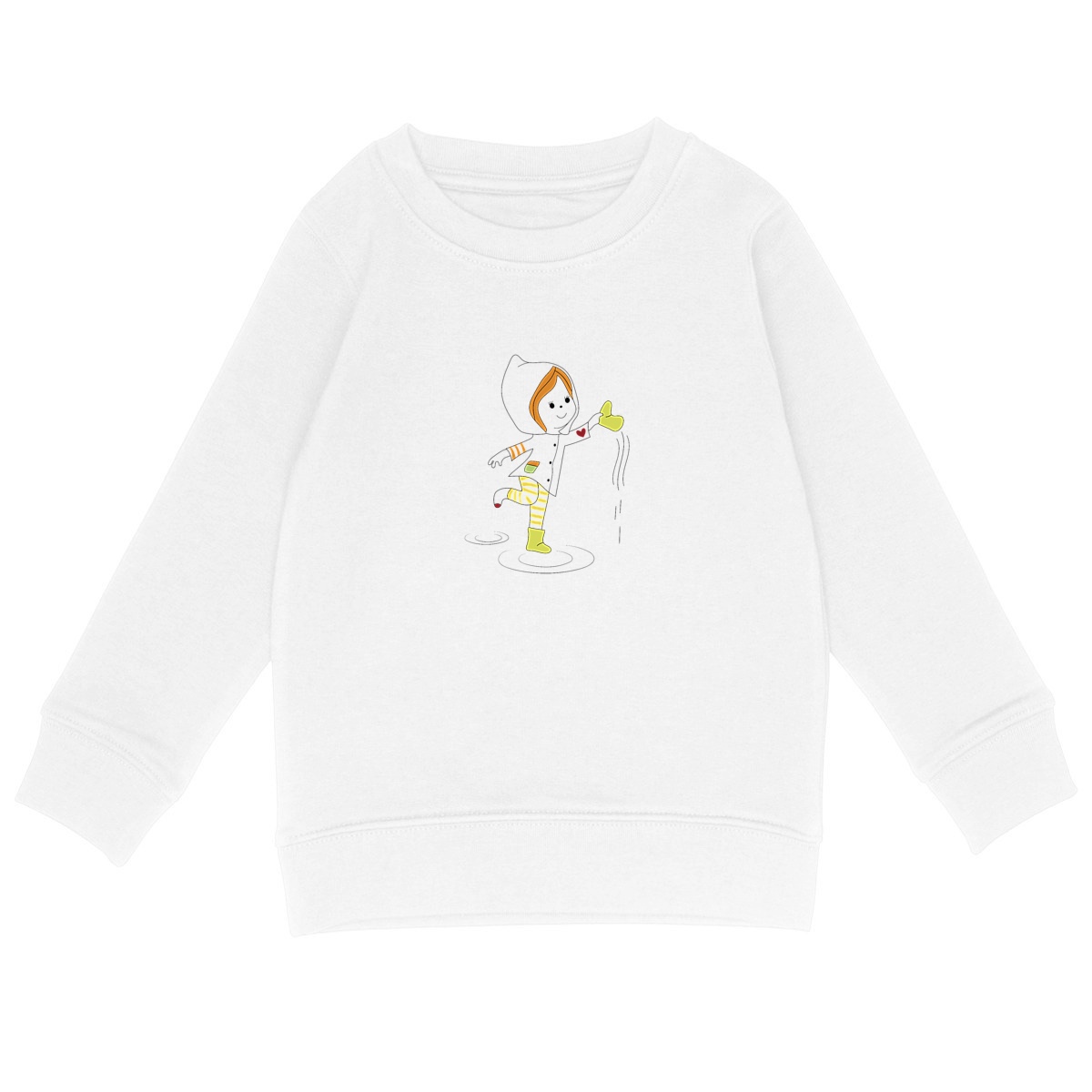 Sweat-shirt Emma flaque rousse