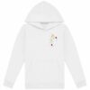 face_blanc Sweat-shirt capuche Emma flaque blonde