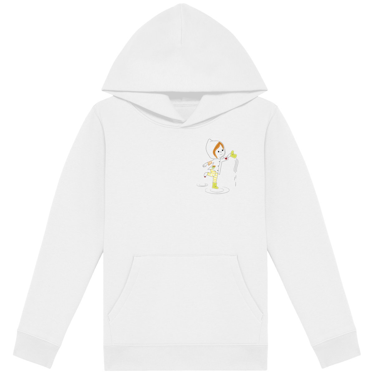 Sweat-shirt capuche Emma flaque rousse