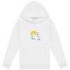 face_blanc Sweat-shirt capuche Loris & Titus 3 coeurs blond