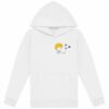 face_blanc Sweat-shirt capuche Loris 3 coeurs blond