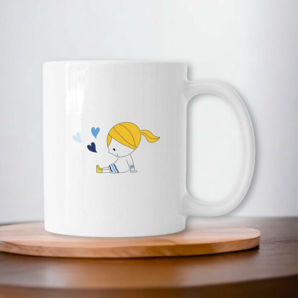 Mug céramique Mila 3 coeurs blonde