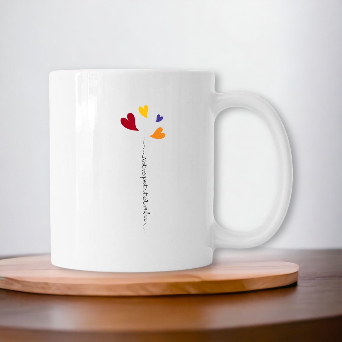 Mug céramique petite tribu 4 rouge