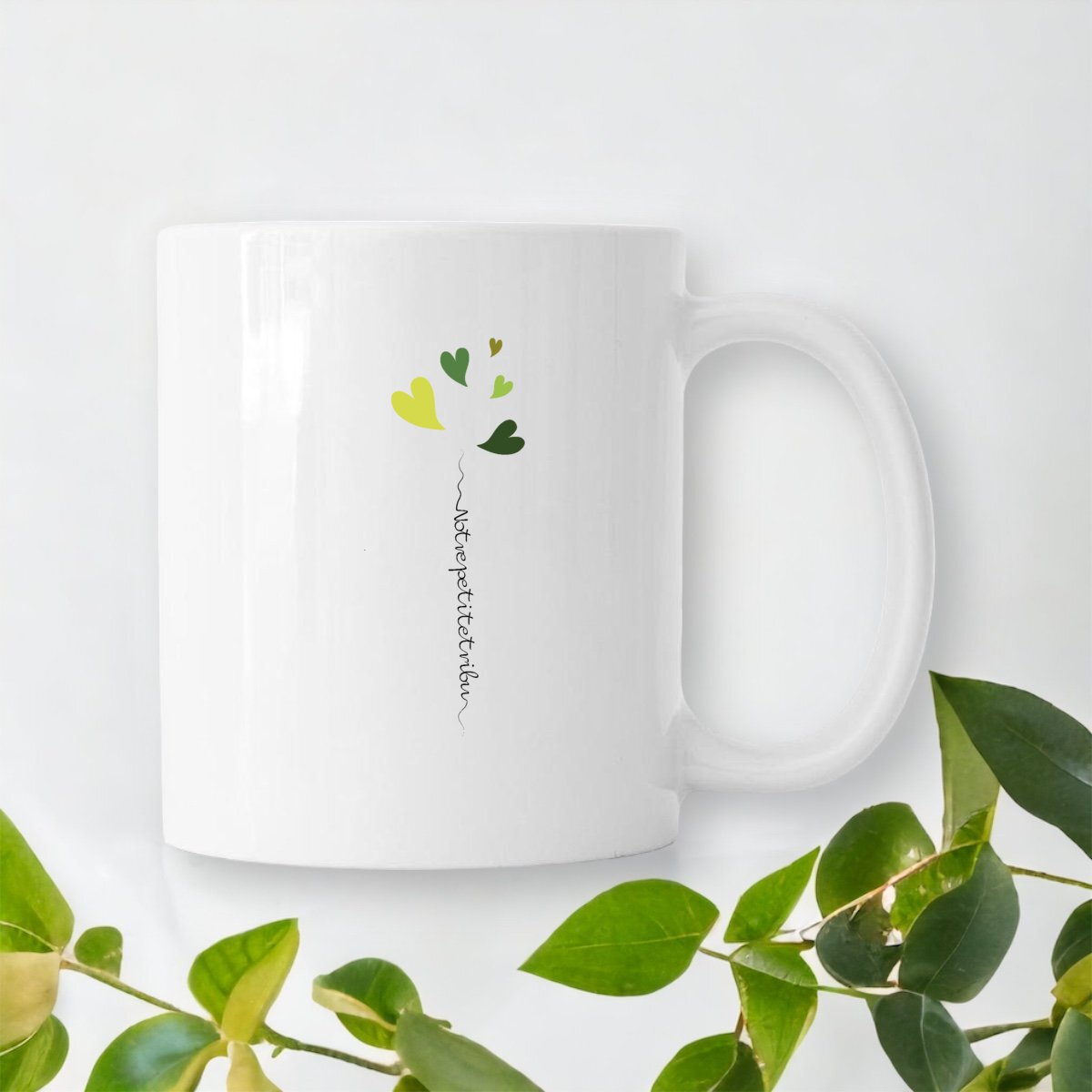 visual_Blanc Mug céramique petite tribu 5 vert