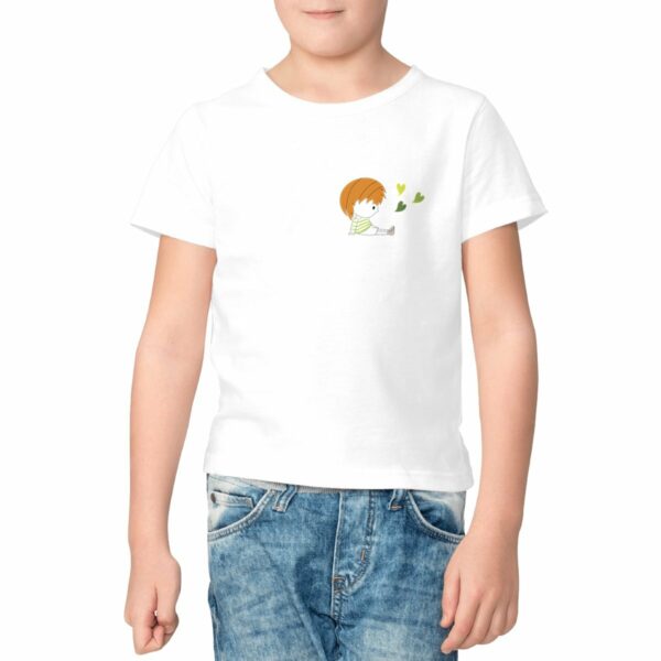 Tee-shirt Loris 3 coeurs roux
