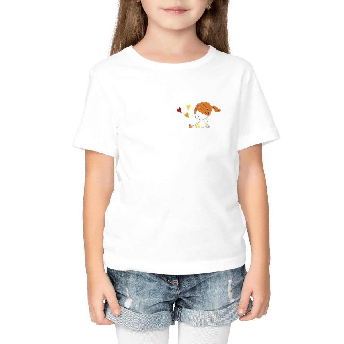 visual_Blanc Tee-shirt Mila 3 coeurs rousse