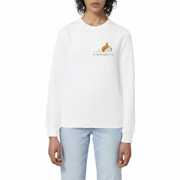 Sweat-shirt Mum fatigue rousse