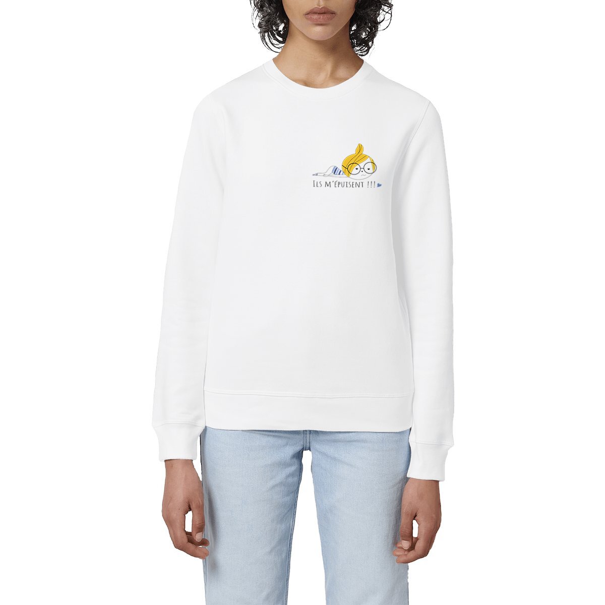visual_Blanc Sweat-shirt Mum fatigue blonde